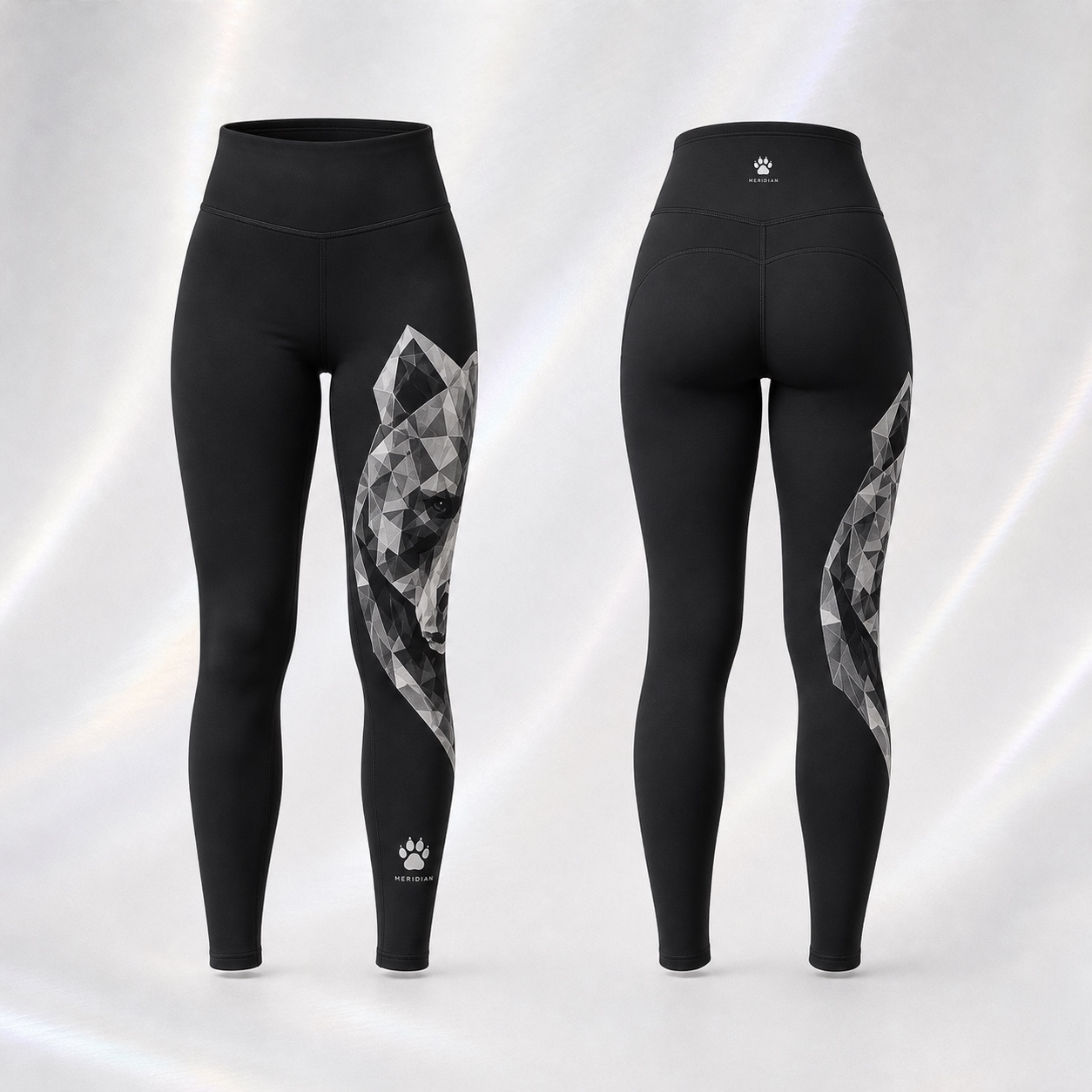 Black Black Wrap Legging